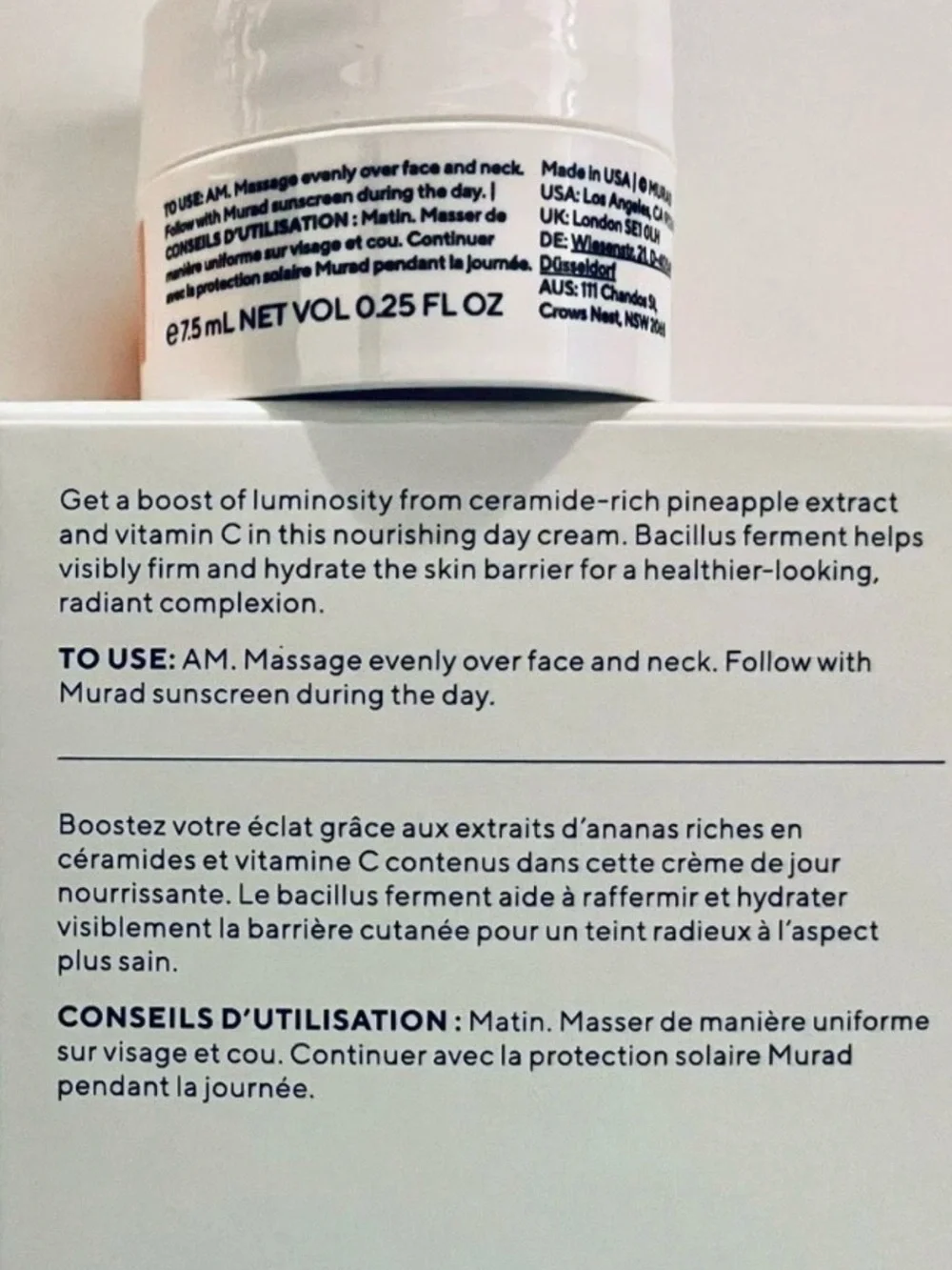 Murad Firming Radiance Day Cream Essential C New
